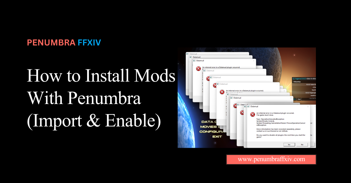 How to Install Mods With Penumbra (Import & Enable)